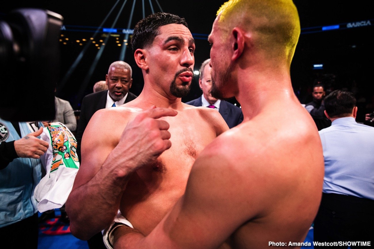 Danny Garcia says he's fighting Spence or Pacquiao this September