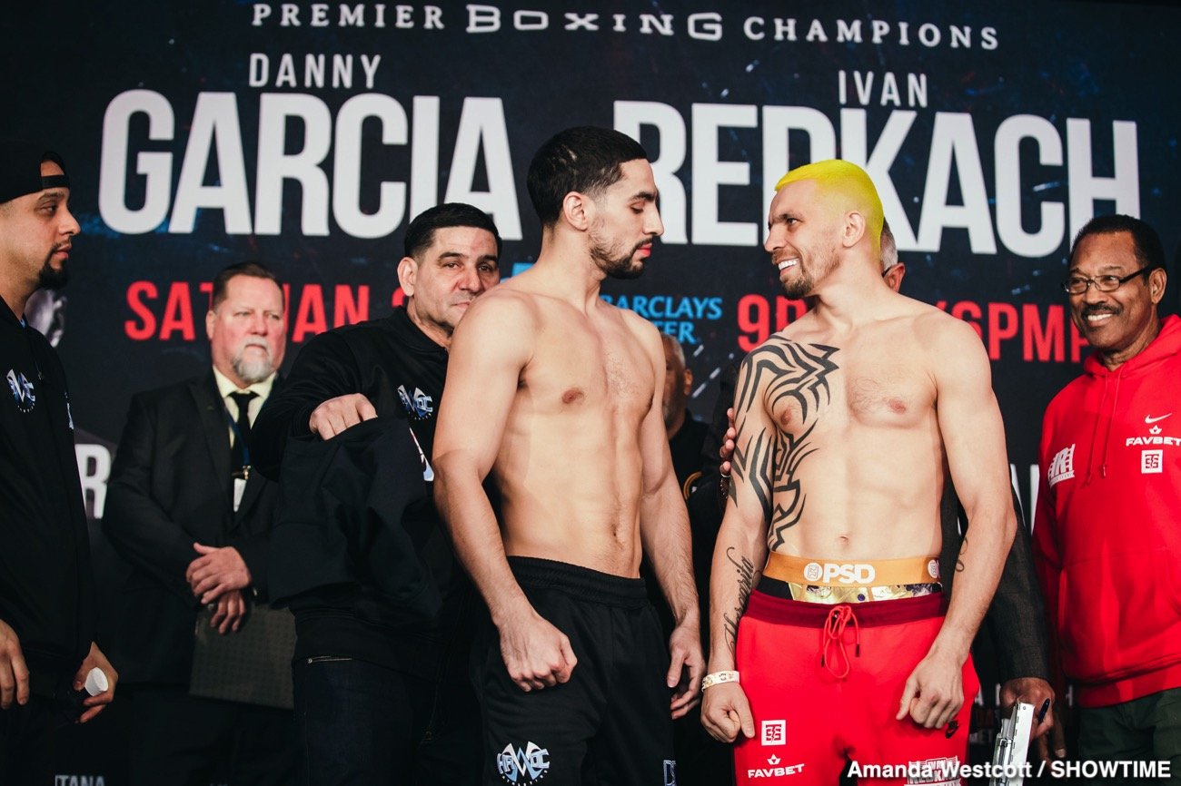 WATCH LIVE Garcia - Redkach, Hurd - Santana Weigh In Live Stream