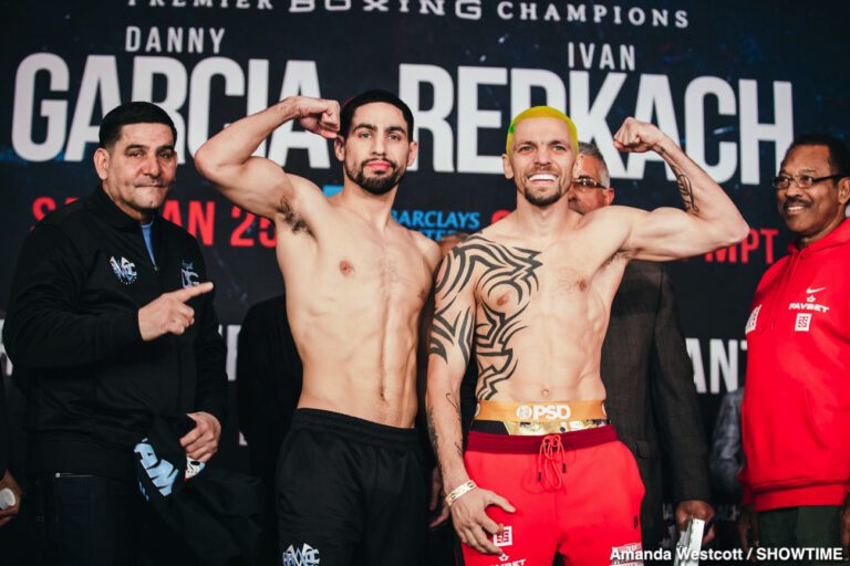 Danny Garcia vs. Ivan Redkach & Jarrett Hurd vs. Francisco Santa - weigh-in results