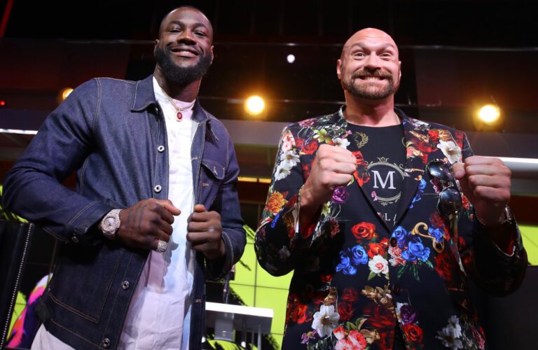 Deontay Wilder and Tyson Fury quotes from Fox studios