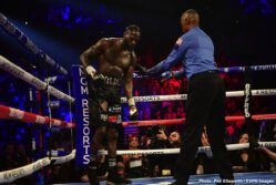 Wilder - Fury II - February 22, 2020 Deontay Wilder, Tyson Fury - Tyson Fury was as good as his word and then some tonight in Las Vegas. Jumping right on Deontay Wilder as he said he would do, Fury gave Wilder an absolute beating for six-and-a-half rounds. Bloodied, battered and downed twice during the one-sided fight, Wilder was finally saved by his corner as the towel was thrown in at the 1.39 mark of round seven.