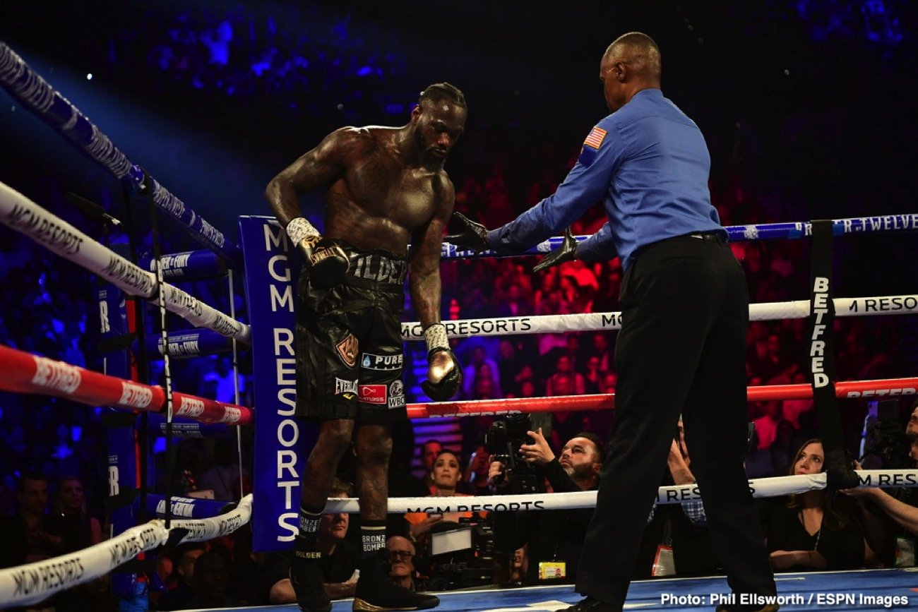 LIVE RESULTS: Tyson Fury stops Deontay Wilder @ MGM Grand!