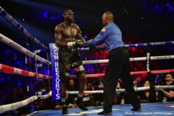 Wilder - Fury II - February 22, 2020 Deontay Wilder, Tyson Fury - Tyson Fury was as good as his word and then some tonight in Las Vegas. Jumping right on Deontay Wilder as he said he would do, Fury gave Wilder an absolute beating for six-and-a-half rounds. Bloodied, battered and downed twice during the one-sided fight, Wilder was finally saved by his corner as the towel was thrown in at the 1.39 mark of round seven.