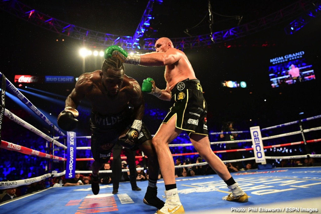 Tyson Fury Hammers Wilder For Seventh Round Stoppage Win, Towel Thrown In - Boxing Results