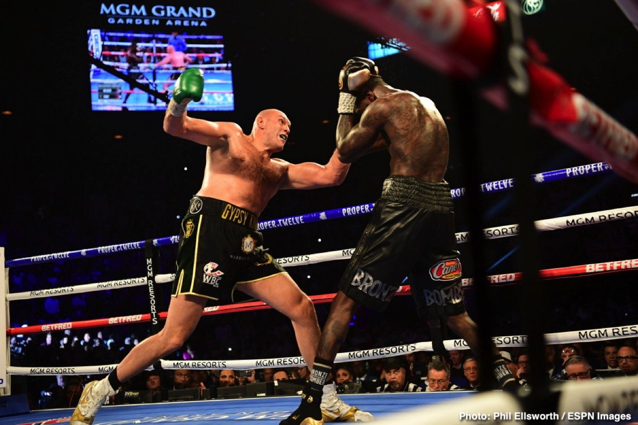 LIVE RESULTS: Tyson Fury stops Deontay Wilder @ MGM Grand!