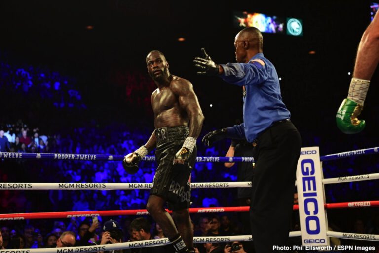 Deontay Wilder Sparring Partner Fa Confirms Wilder Was Injured In Camp Prior To Fury Rematch
