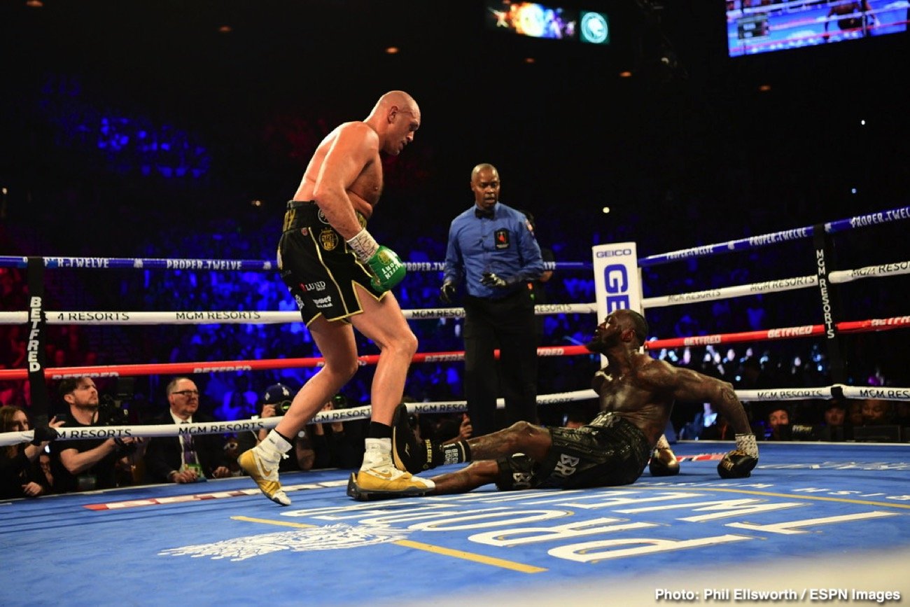 Tyson Fury Hammers Wilder For Seventh Round Stoppage Win, Towel Thrown In - Boxing Results