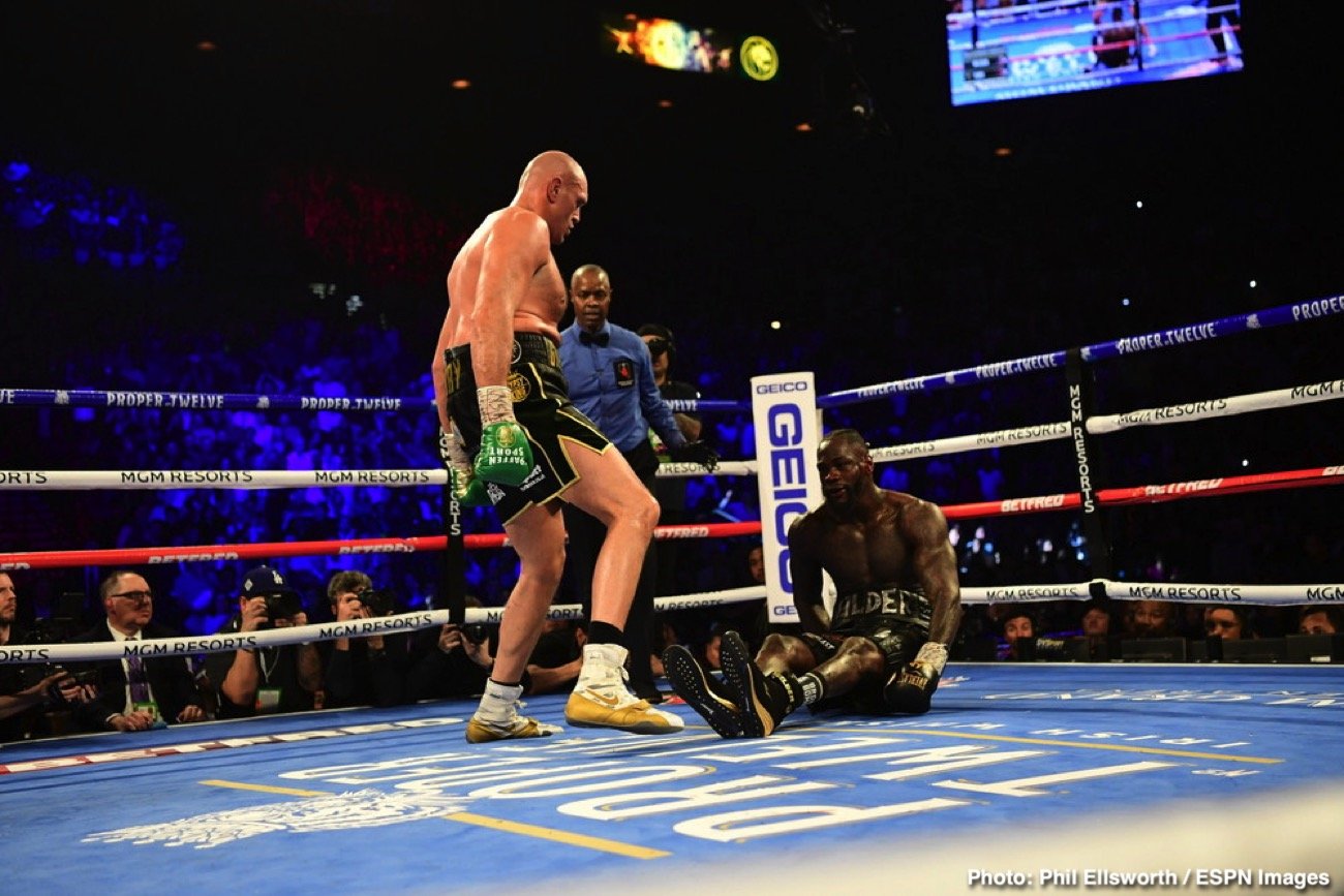 LIVE RESULTS: Tyson Fury stops Deontay Wilder @ MGM Grand!