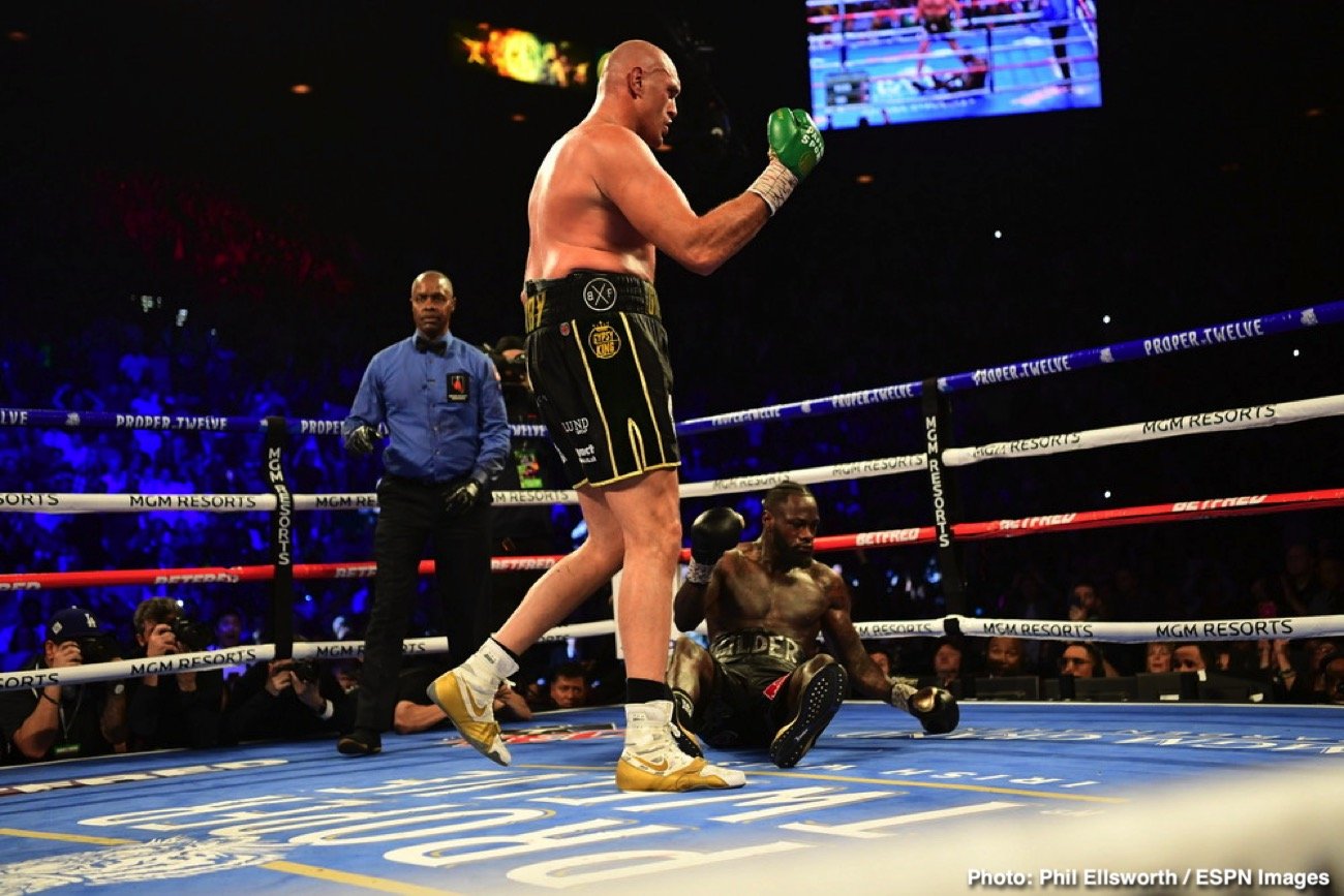 LIVE RESULTS: Tyson Fury stops Deontay Wilder @ MGM Grand!