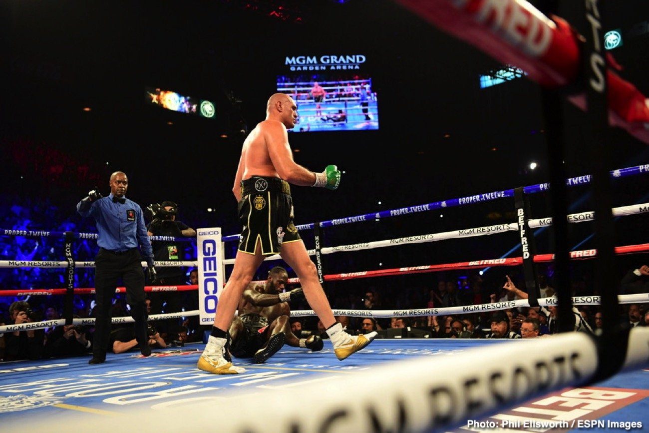 LIVE RESULTS: Tyson Fury stops Deontay Wilder @ MGM Grand!
