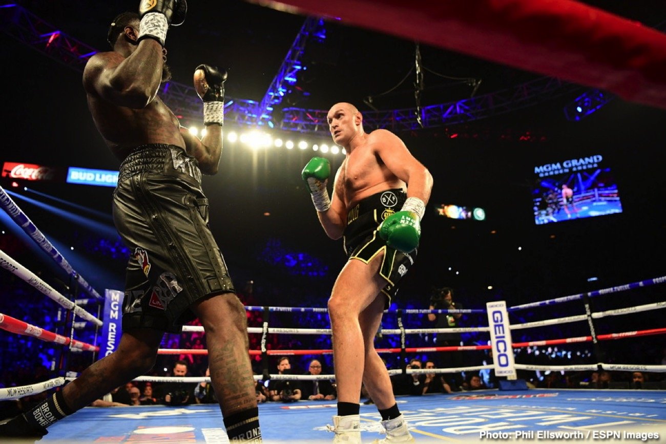 LIVE RESULTS: Tyson Fury stops Deontay Wilder @ MGM Grand!