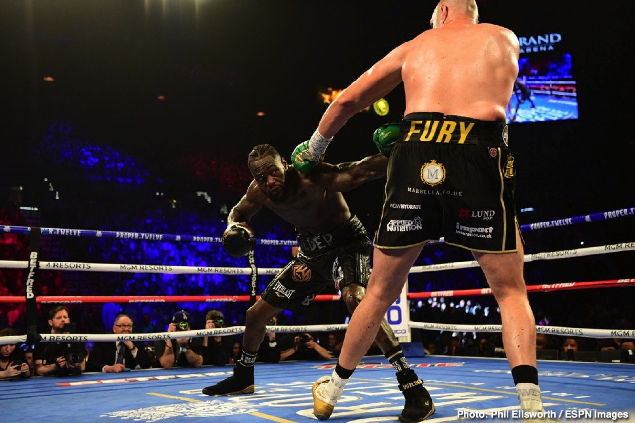 Tyson Fury Hammers Wilder For Seventh Round Stoppage Win, Towel Thrown In - Boxing Results