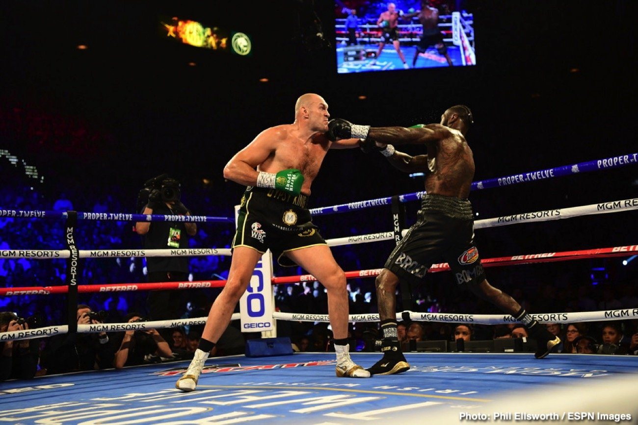 LIVE RESULTS: Tyson Fury stops Deontay Wilder @ MGM Grand!