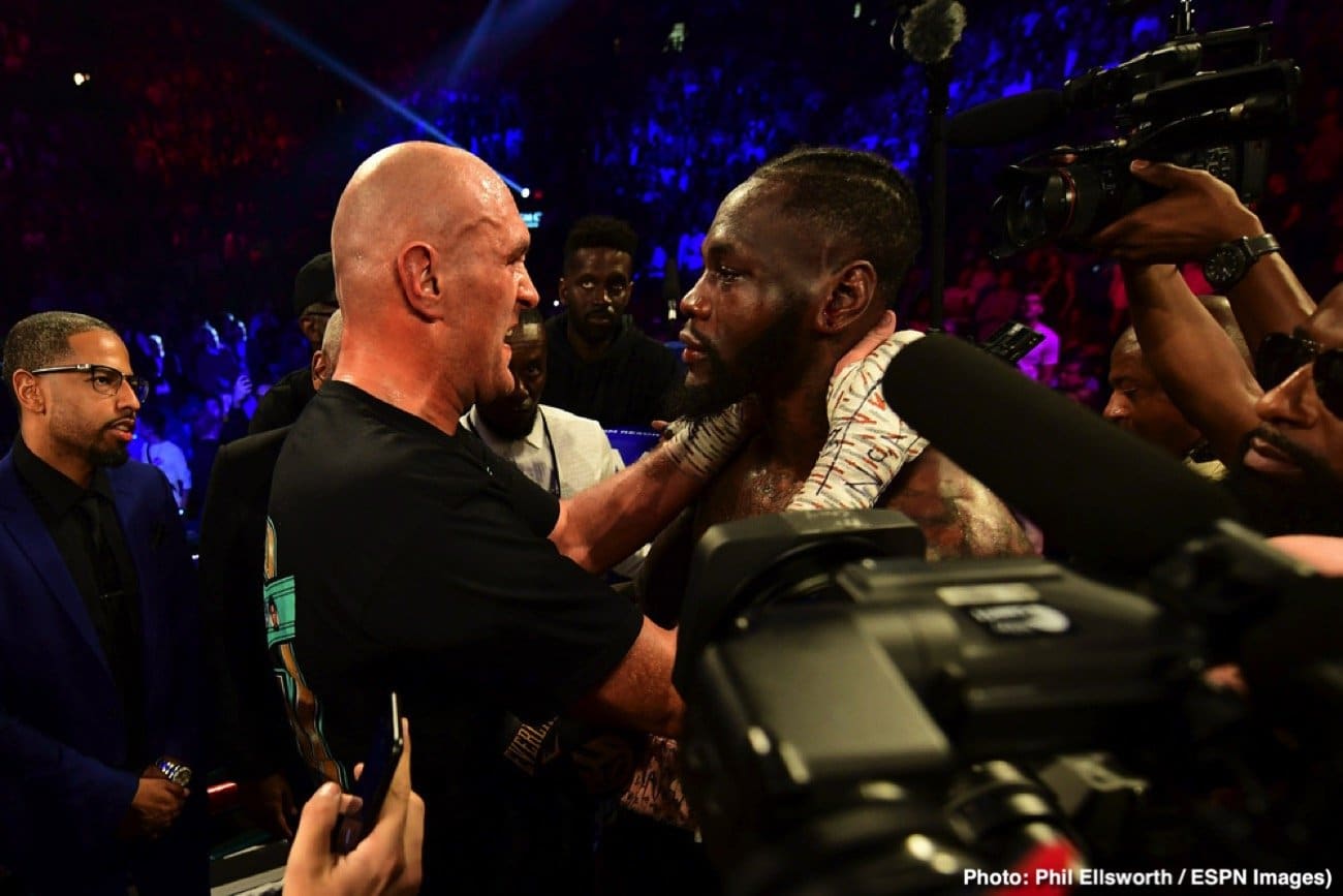 Deontay Wilder wants his retribution in Tyson Fury's blood