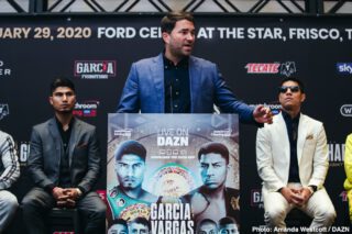 DAZN Jay Harris Jessie Vargas Joseph Parker Julio Cesar Martinez Kal Yafai Mikey Garcia Roman Gonzalez Shawndell Winters