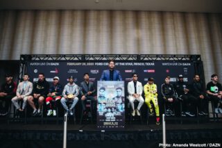 DAZN Jay Harris Jessie Vargas Joseph Parker Julio Cesar Martinez Kal Yafai Mikey Garcia Roman Gonzalez Shawndell Winters