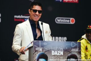 DAZN Jay Harris Jessie Vargas Joseph Parker Julio Cesar Martinez Kal Yafai Mikey Garcia Roman Gonzalez Shawndell Winters