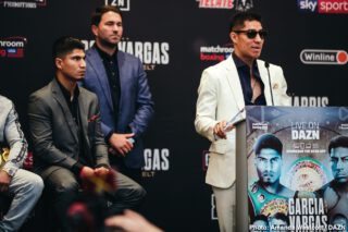 DAZN Jay Harris Jessie Vargas Joseph Parker Julio Cesar Martinez Kal Yafai Mikey Garcia Roman Gonzalez Shawndell Winters