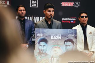 DAZN Jay Harris Jessie Vargas Joseph Parker Julio Cesar Martinez Kal Yafai Mikey Garcia Roman Gonzalez Shawndell Winters