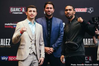 DAZN Jay Harris Jessie Vargas Joseph Parker Julio Cesar Martinez Kal Yafai Mikey Garcia Roman Gonzalez Shawndell Winters