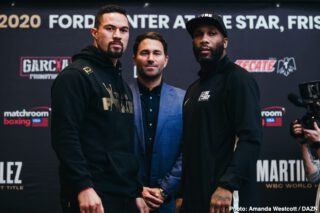 DAZN Jay Harris Jessie Vargas Joseph Parker Julio Cesar Martinez Kal Yafai Mikey Garcia Roman Gonzalez Shawndell Winters