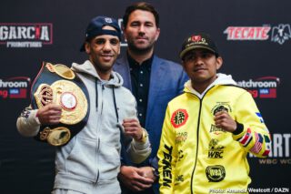 DAZN Jay Harris Jessie Vargas Joseph Parker Julio Cesar Martinez Kal Yafai Mikey Garcia Roman Gonzalez Shawndell Winters