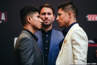 DAZN Jay Harris Jessie Vargas Joseph Parker Julio Cesar Martinez Kal Yafai Mikey Garcia Roman Gonzalez Shawndell Winters