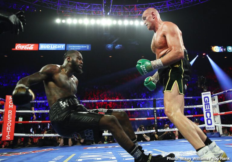 Photos: Fury Stops Wilder, Martin KOs Washington, Fundora Remains Unbeaten