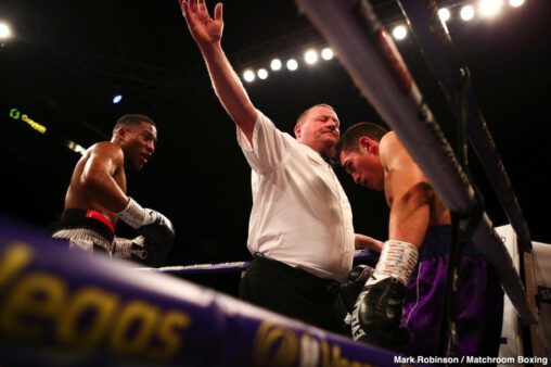 Donte Dixon vs Eduardo Valverde Claudio Marrero, Kell Brook, Kid Galahad, Liam Smith, Mark DeLuca - Kell Brook returned from a 14 month hiatus from the ring to stop Mark DeLuca in seven rounds at the FlyDSA Arena in Sheffield, live on Sky Sports in the UK and DAZN in the US.