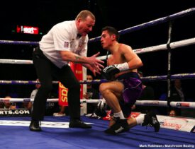 Donte Dixon vs Eduardo Valverde Claudio Marrero, Kell Brook, Kid Galahad, Liam Smith, Mark DeLuca - Kell Brook returned from a 14 month hiatus from the ring to stop Mark DeLuca in seven rounds at the FlyDSA Arena in Sheffield, live on Sky Sports in the UK and DAZN in the US.
