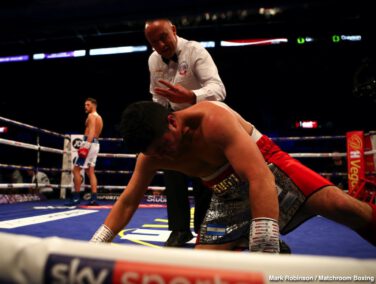 John Docherty vs Pablo Mendoza Claudio Marrero, Kell Brook, Kid Galahad, Liam Smith, Mark DeLuca - Kell Brook returned from a 14 month hiatus from the ring to stop Mark DeLuca in seven rounds at the FlyDSA Arena in Sheffield, live on Sky Sports in the UK and DAZN in the US.