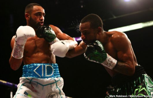 Kid Galahad vs Claudio Marrero Claudio Marrero, Kell Brook, Kid Galahad, Liam Smith, Mark DeLuca - Kell Brook returned from a 14 month hiatus from the ring to stop Mark DeLuca in seven rounds at the FlyDSA Arena in Sheffield, live on Sky Sports in the UK and DAZN in the US.