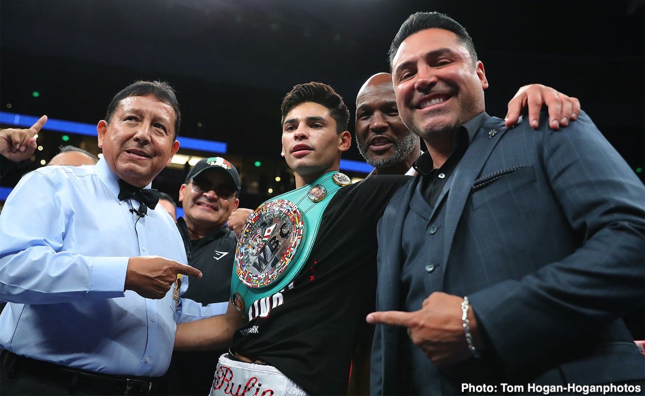 Oscar De La Hoya: Ryan Garcia will be respected after he beats Luke Campbell