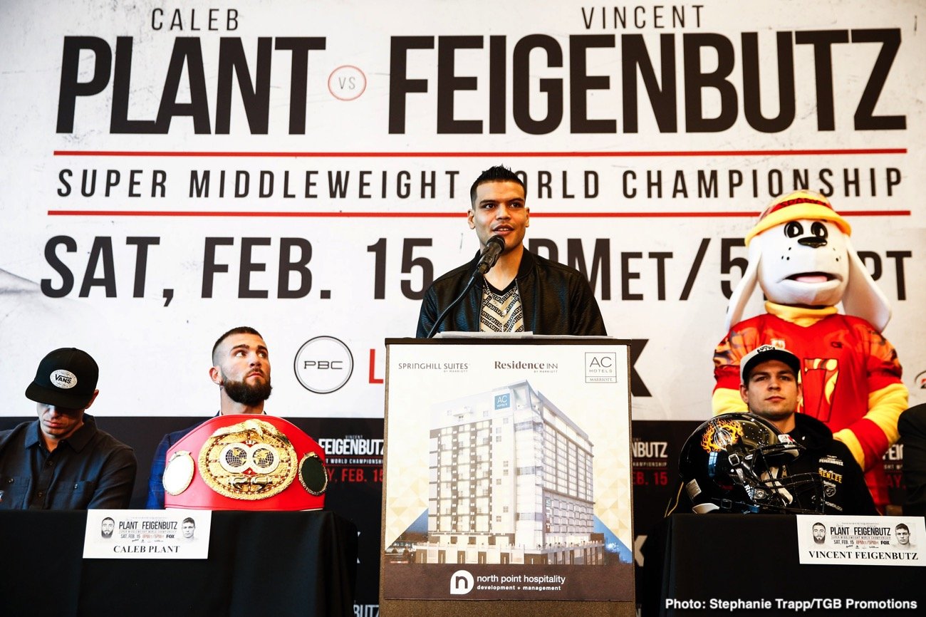 Caleb Plant and Vincent Feigenbutz final press conference quotes for Saturday