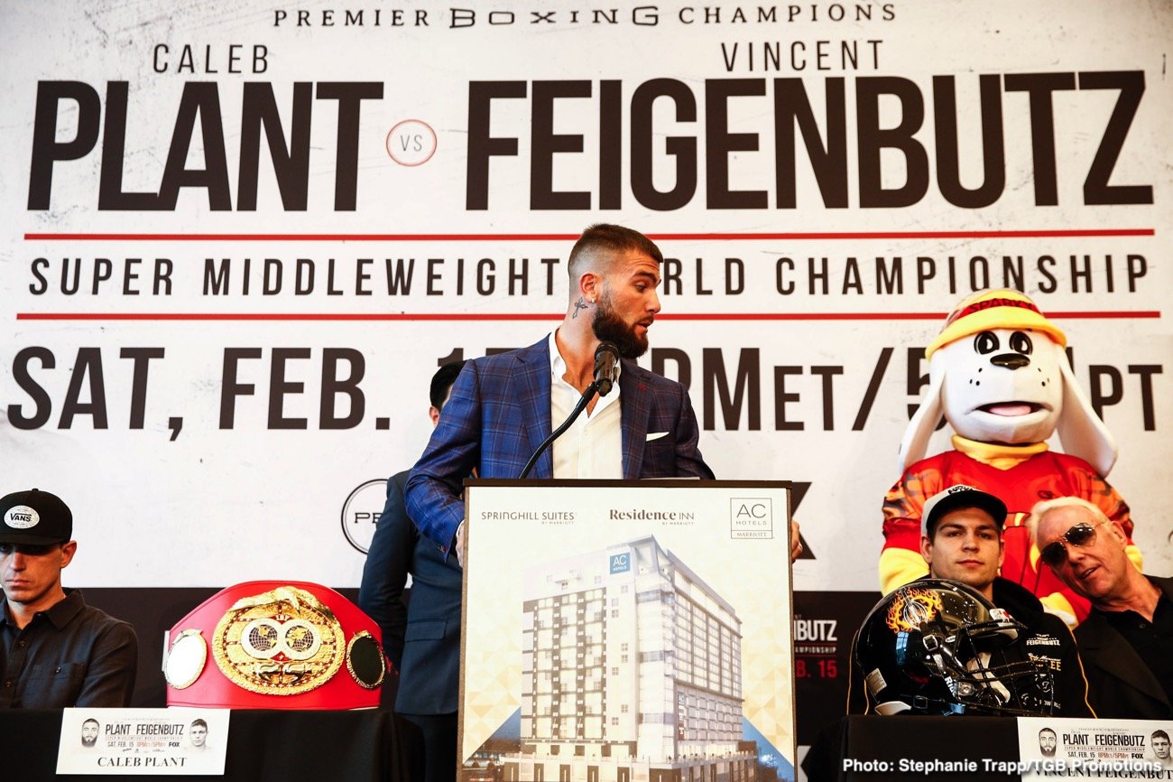 Caleb Plant and Vincent Feigenbutz final press conference quotes for Saturday