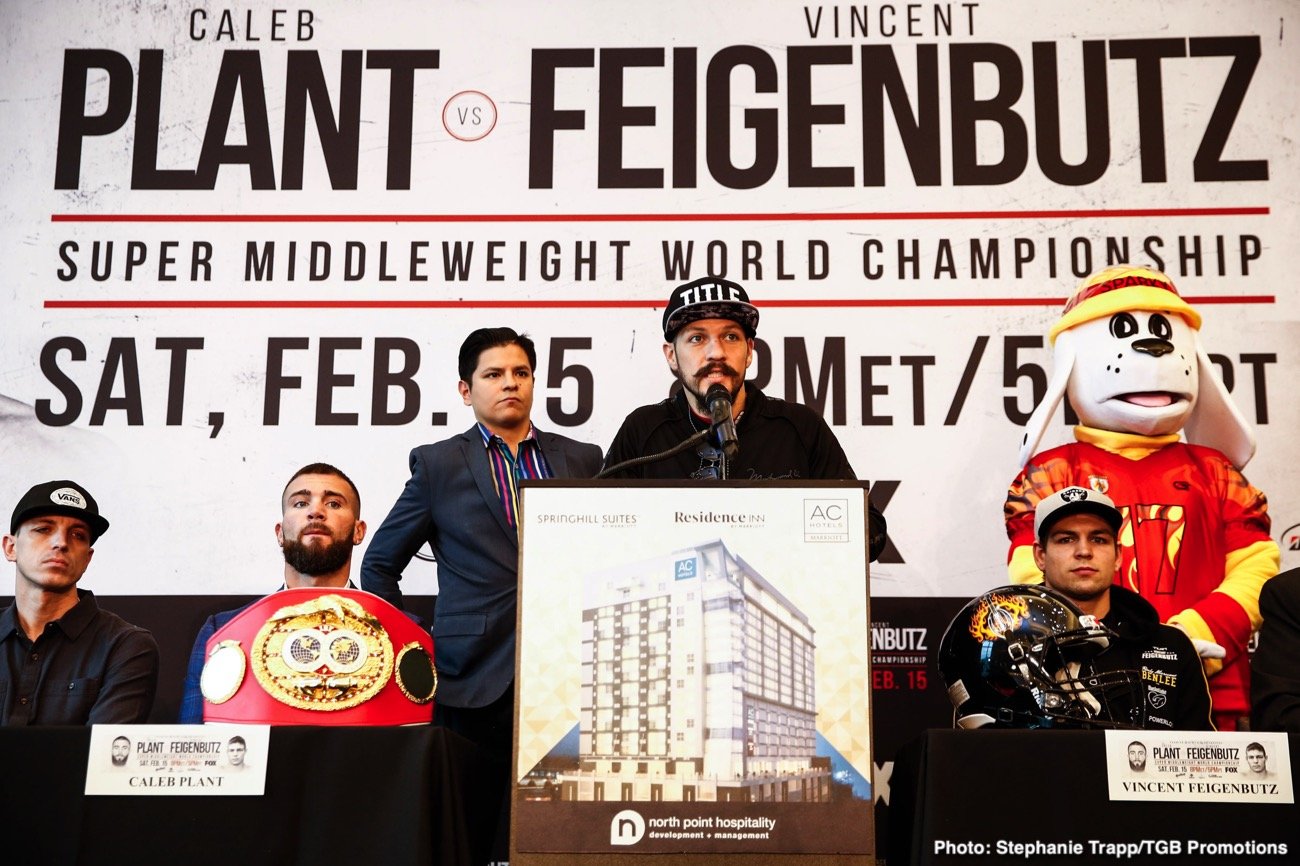 Caleb Plant and Vincent Feigenbutz final press conference quotes for Saturday