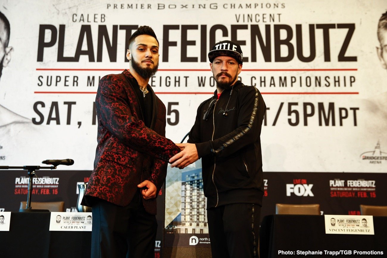 Caleb Plant and Vincent Feigenbutz final press conference quotes for Saturday