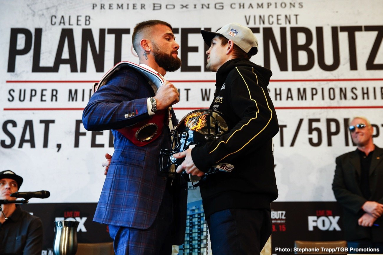 Caleb Plant and Vincent Feigenbutz final press conference quotes for Saturday
