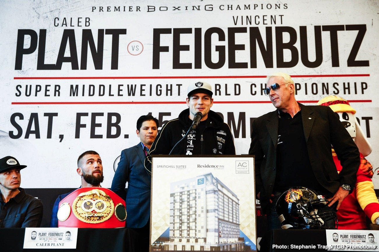 Caleb Plant and Vincent Feigenbutz final press conference quotes for Saturday