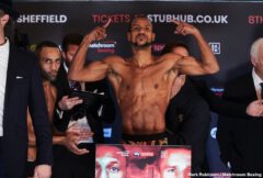 Kid Galahad and Claudio Marrero Weigh In Dave Allen, Eva Wahlstrom, Kell Brook, Mark DeLuca, Terri Harper - https://youtu.be/gOU5ekWyhaI?t=1101