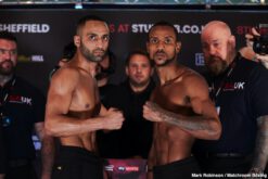 Kid Galahad and Claudio Marrero Weigh In Dave Allen, Eva Wahlstrom, Kell Brook, Mark DeLuca, Terri Harper - https://youtu.be/gOU5ekWyhaI?t=1101