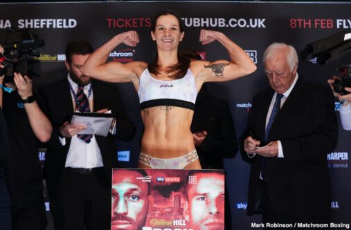 Eva Wahlstrom and Terri Harper Weigh In Dave Allen, Eva Wahlstrom, Kell Brook, Mark DeLuca, Terri Harper - https://youtu.be/gOU5ekWyhaI?t=1101
