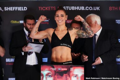 Eva Wahlstrom and Terri Harper Weigh In Dave Allen, Eva Wahlstrom, Kell Brook, Mark DeLuca, Terri Harper - https://youtu.be/gOU5ekWyhaI?t=1101