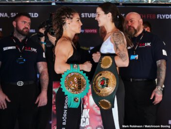 Eva Wahlstrom and Terri Harper Weigh In Dave Allen, Eva Wahlstrom, Kell Brook, Mark DeLuca, Terri Harper - https://youtu.be/gOU5ekWyhaI?t=1101
