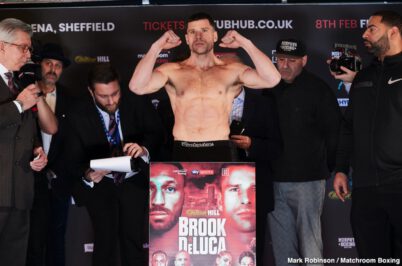 Kell Brook and Mark DeLuca Weigh In Dave Allen, Eva Wahlstrom, Kell Brook, Mark DeLuca, Terri Harper - https://youtu.be/gOU5ekWyhaI?t=1101