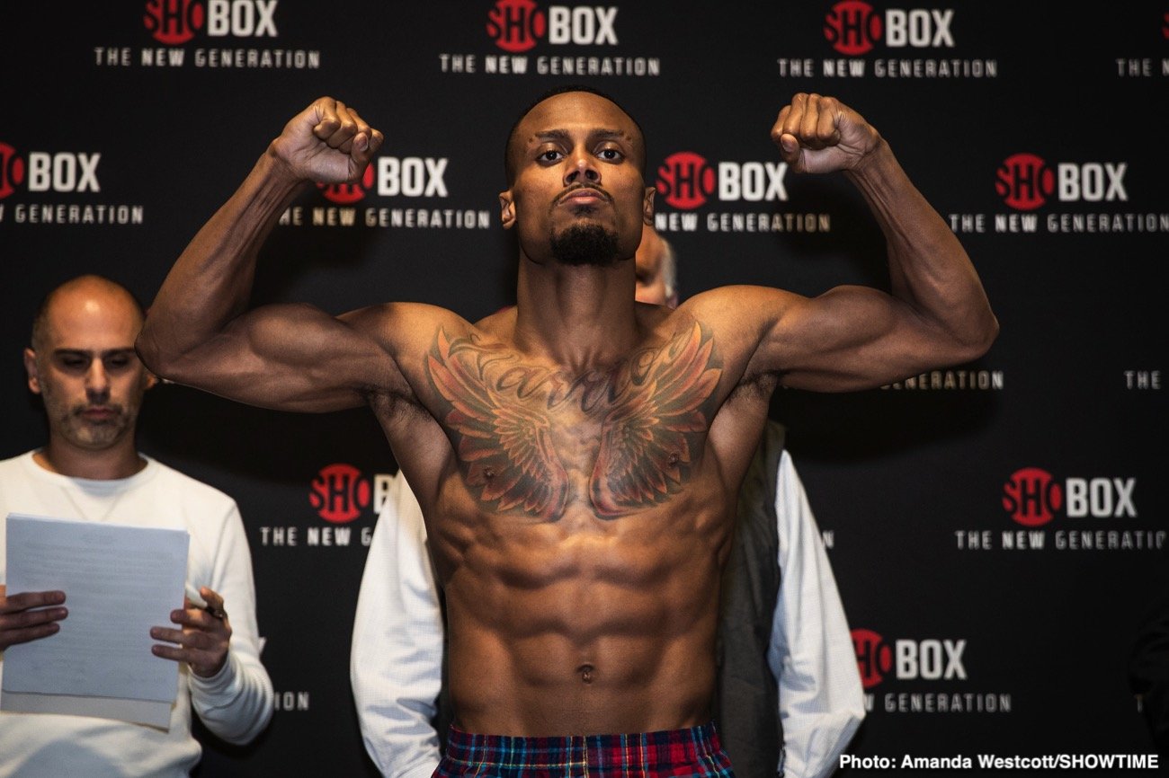 Thomas Mattice - Isaac Cruz - ShoBox Weigh-In Results