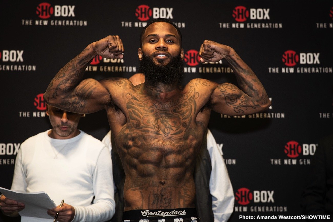 Thomas Mattice - Isaac Cruz - ShoBox Weigh-In Results