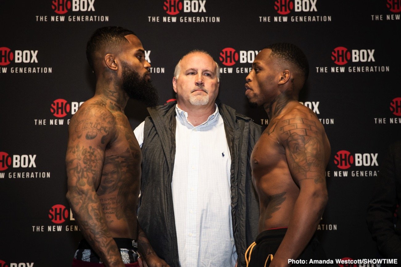 Thomas Mattice - Isaac Cruz - ShoBox Weigh-In Results