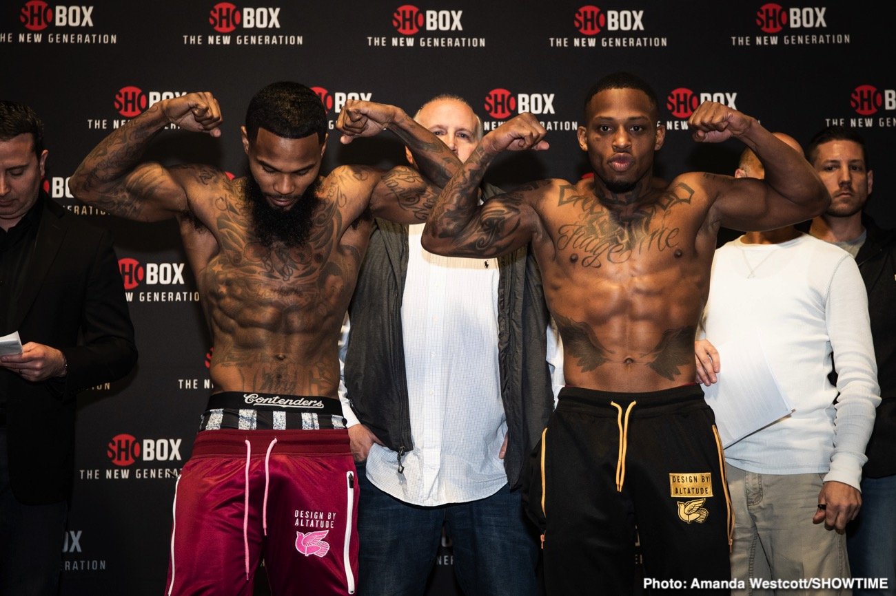 Thomas Mattice - Isaac Cruz - ShoBox Weigh-In Results