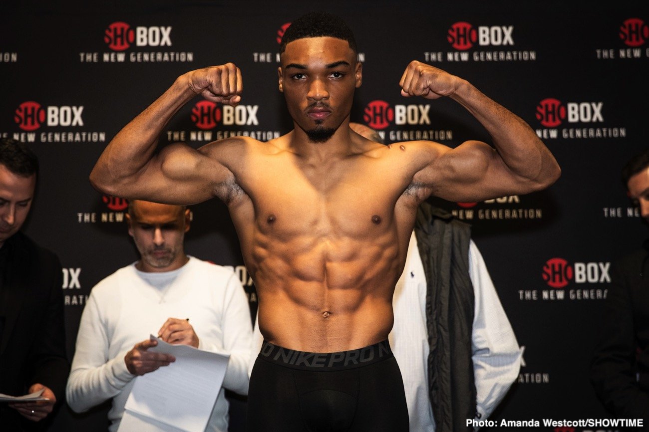 Thomas Mattice - Isaac Cruz - ShoBox Weigh-In Results